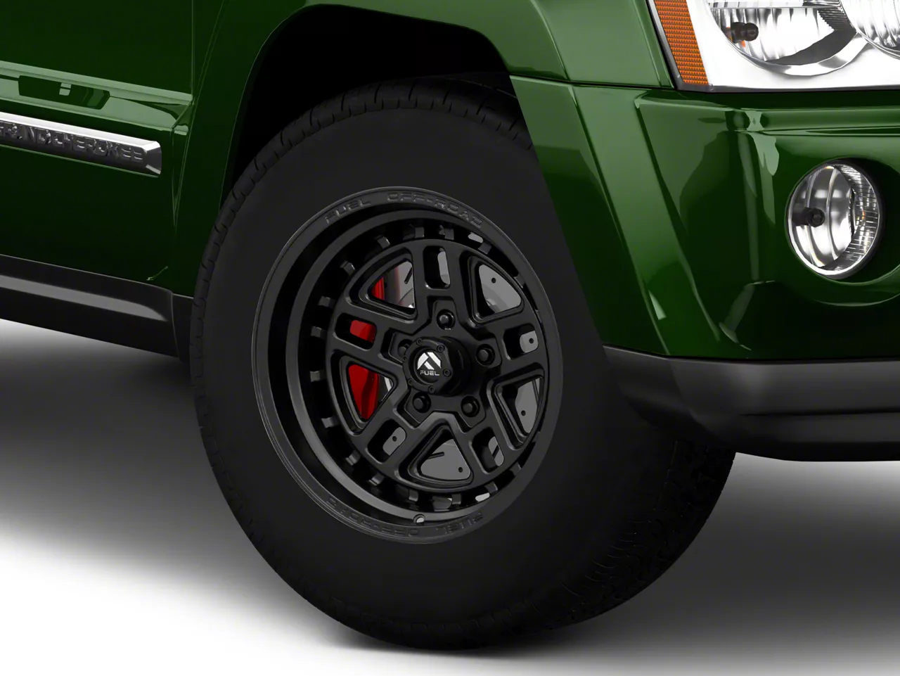 Fuel Wheels Jeep Grand Cherokee Nitro Matte Black Wheel; 17x9; -12mm ...