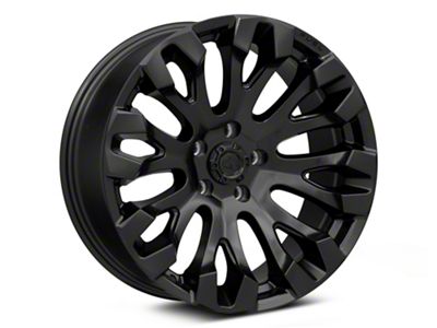 Fuel Wheels Quake Blackout Wheel; 20x9; 1mm Offset (22-25 Jeep Grand Cherokee WL)