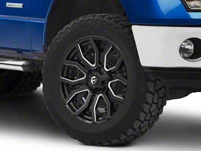 Fuel Wheels Rage Gloss Black Milled Wheel; 20x9; 1mm Offset (22-25 Jeep Grand Cherokee WL)