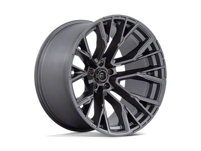 Fuel Wheels Rebar Matte Gunmetal Wheel; 22x12; -44mm Offset (22-25 Jeep Grand Cherokee WL)