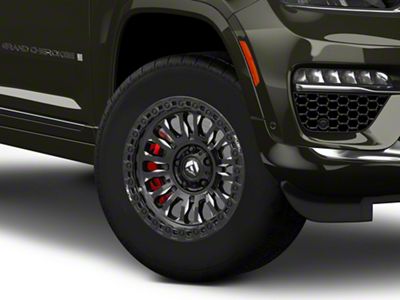 Fuel Wheels Rincon Gloss Black Milled Wheel; 18x9; -12mm Offset (22-25 Jeep Grand Cherokee WL)