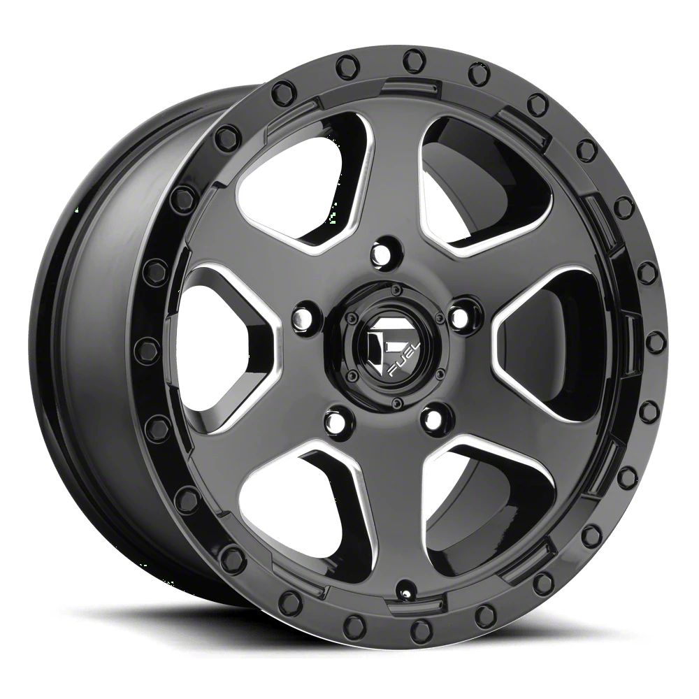 Fuel Wheels Jeep Grand Cherokee Ripper Gloss Black Milled Wheel; 17x9 ...