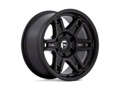 Fuel Wheels Slayer Matte Black Wheel; 17x9; -38mm Offset (99-04 Jeep Grand Cherokee WJ)