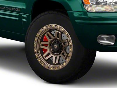 Fuel Wheels Syndicate Full Matte Bronze Wheel; 17x9; -12mm Offset (99-04 Jeep Grand Cherokee WJ)