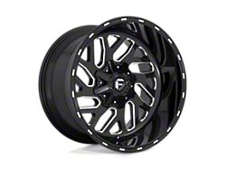 Fuel Wheels Triton Gloss Black Milled Wheel; 20x10; -18mm Offset (22-25 Jeep Grand Cherokee WL)