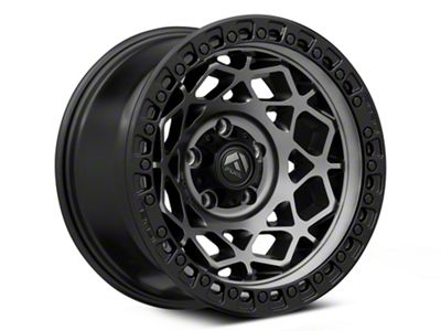 Fuel Wheels Unit Matte Gunmetal with Matte Black Ring Wheel; 17x9; -12mm Offset (05-10 Jeep Grand Cherokee WK, Excluding SRT8)