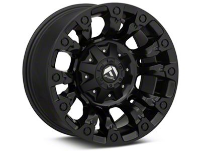 Fuel Wheels Vapor Matte Black Wheel; 17x9; -12mm Offset (93-98 Jeep Grand Cherokee ZJ)