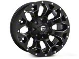 Fuel Wheels Assault Matte Black Machined Wheel; 17x9; -12mm Offset (99-04 Jeep Grand Cherokee WJ)