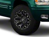 Fuel Wheels Assault Matte Black Machined Wheel; 17x9; -12mm Offset (99-04 Jeep Grand Cherokee WJ)