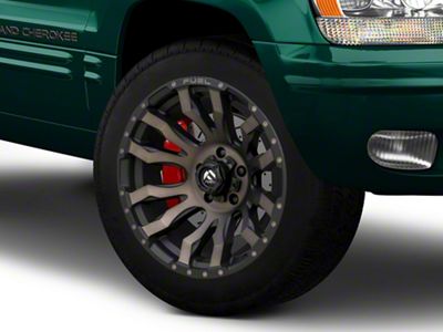 Fuel Wheels Blitz Matte Black Double Dark Tint Wheel; 20x9; 1mm Offset (99-04 Jeep Grand Cherokee WJ)