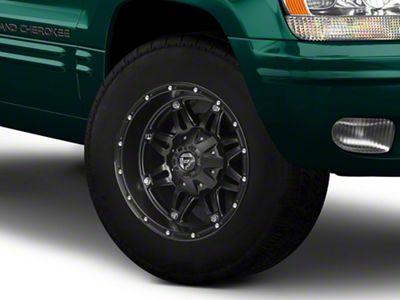 Fuel Wheels Hostage Matte Black Wheel; 17x9; 1mm Offset (99-04 Jeep Grand Cherokee WJ)
