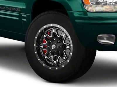 Fuel Wheels Lethal Matte Black Milled Wheel; 17x9; -12mm Offset (99-04 Jeep Grand Cherokee WJ)