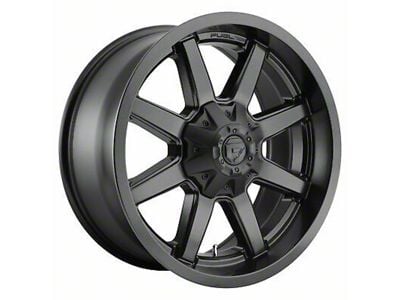 Fuel Wheels Maverick Satin Black Wheel; 22x12; -44mm Offset (99-04 Jeep Grand Cherokee WJ)