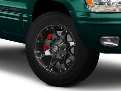 Fuel Wheels Octane Matte Black Wheel; 18x9; 1mm Offset (99-04 Jeep Grand Cherokee WJ)