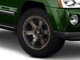 Fuel Wheels Beast Matte Black Machined Wheel; 18x9; -12mm Offset (05-10 Jeep Grand Cherokee WK)