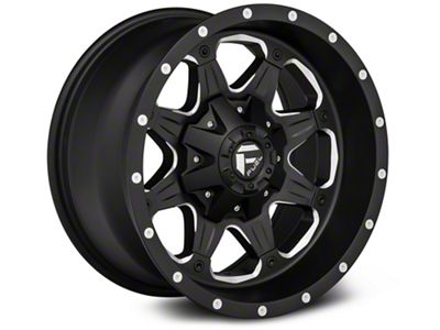 Fuel Wheels Boost Matte Black Milled Wheel; 18x9; 1mm Offset (05-10 Jeep Grand Cherokee WK)
