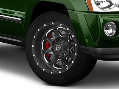 Fuel Wheels Boost Matte Black Milled Wheel; 18x9; 1mm Offset (05-10 Jeep Grand Cherokee WK)