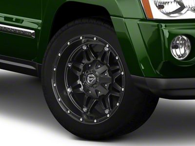 Fuel Wheels Hostage Matte Black Wheel; 20x9; -12mm Offset (05-10 Jeep Grand Cherokee WK)