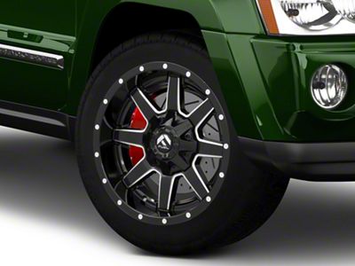 Fuel Wheels Maverick Gloss Black Milled Wheel; 20x9; 1mm Offset (05-10 Jeep Grand Cherokee WK)