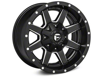 Fuel Wheels Maverick Matte Black Milled Wheel; 18x9; -12mm Offset (05-10 Jeep Grand Cherokee WK)