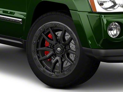 Fuel Wheels Rebel Matte Black Wheel; 20x9; 1mm Offset (05-10 Jeep Grand Cherokee WK)