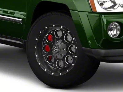 Fuel Wheels Revolver Matte Black Milled Wheel; 18x9; -12mm Offset (05-10 Jeep Grand Cherokee WK)