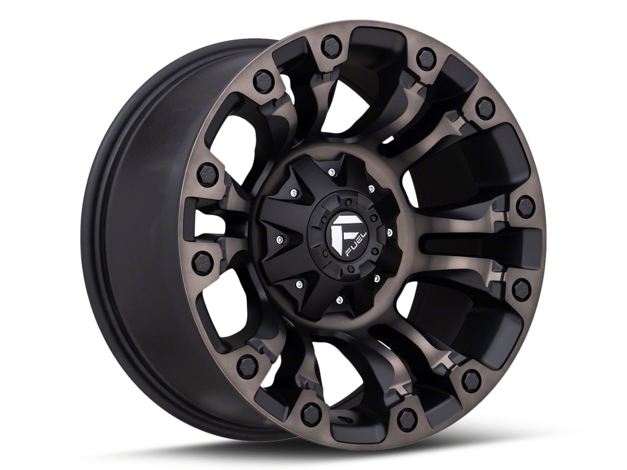 Fuel Wheels Jeep Grand Cherokee Vapor Matte Black Machined Wheel; 18x9