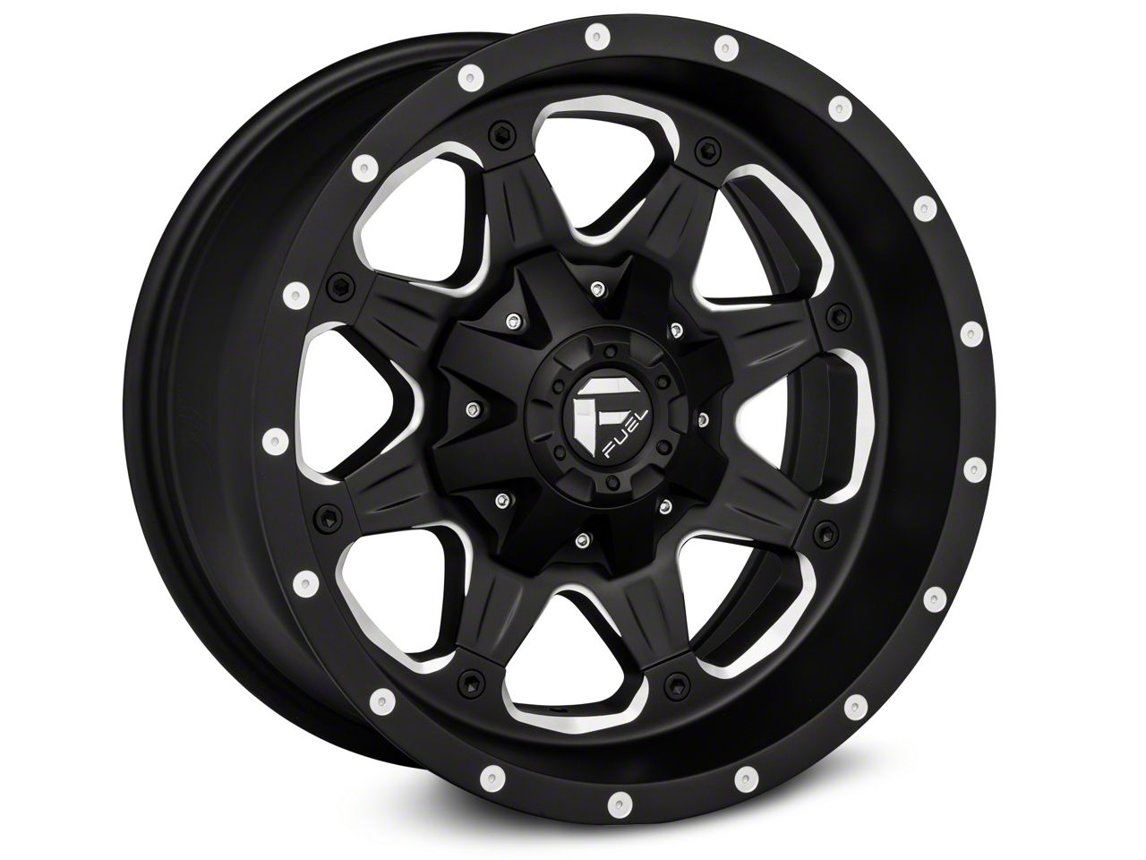 Fuel Wheels Jeep Grand Cherokee Boost Matte Black Milled Wheel; 18x9 ...