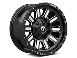 Fuel Wheels Hardline Gloss Black Milled Wheel; 18x9; -12mm Offset (11-21 Jeep Grand Cherokee WK2)