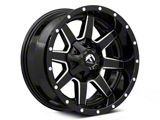 Fuel Wheels Maverick Gloss Black Milled Wheel; 18x9; -12mm Offset (93-98 Jeep Grand Cherokee ZJ)