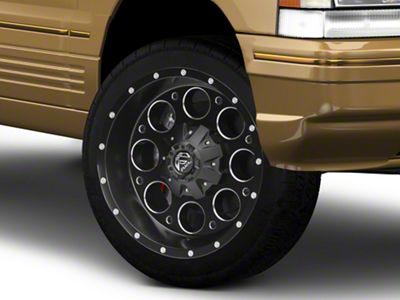 Fuel Wheels Sledge Gloss Black Milled Wheel; 20x9; 1mm Offset (93-98 Jeep Grand Cherokee ZJ)