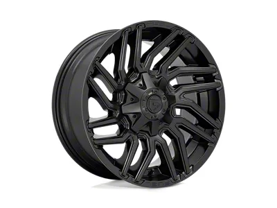 Fuel Wheels Typhoon Matte Black Wheel; 22x10; -18mm Offset (93-98 Jeep Grand Cherokee ZJ)