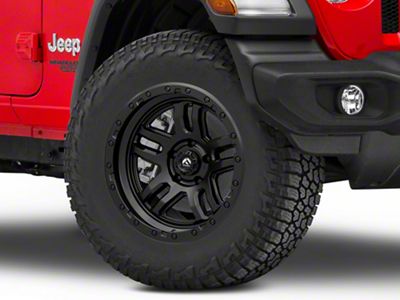 Fuel Wheels Ammo Matte Black Wheel; 18x9; -12mm Offset (18-25 Jeep Wrangler JL)
