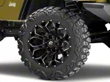 Fuel Wheels Assault Gloss Black Wheel; 20x9; -12mm Offset (97-06 Jeep Wrangler TJ)