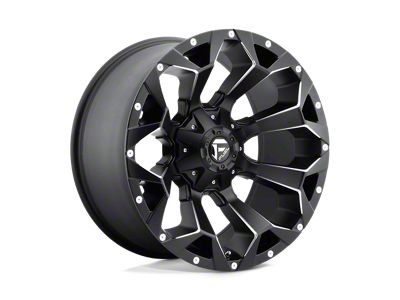 Fuel Wheels Assault Matte Black Milled Wheel; 22x9.5; 20mm Offset (76-86 Jeep CJ7)