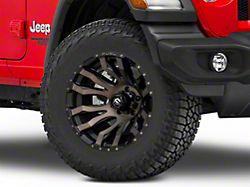 Fuel Wheels Blitz Matte Black Double Dark Tint Wheel; 18x9; -12mm Offset (18-26 Jeep Wrangler JL)