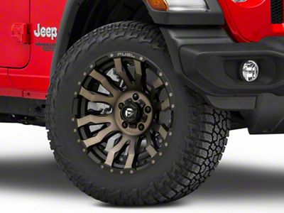 Fuel Wheels Blitz Matte Black Double Dark Tint Wheel; 20x9; 1mm Offset (18-25 Jeep Wrangler JL)