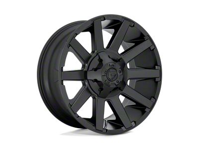Fuel Wheels Contra Satin Black Wheel; 20x9; 20mm Offset (76-86 Jeep CJ7)