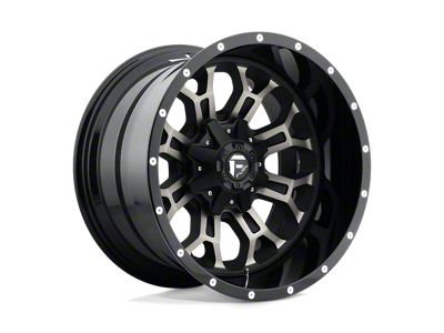 Fuel Wheels Crush Gloss Machined Double Dark Tint Wheel; 18x9; 20mm Offset (76-86 Jeep CJ7)