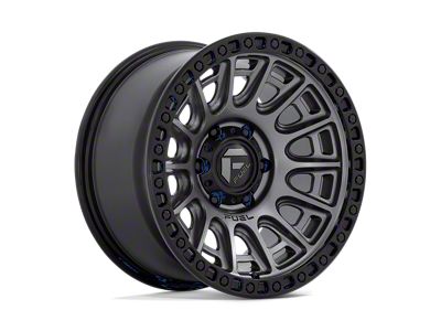 Fuel Wheels Cycle Matte Gunmetal with Black Ring Wheel; 20x9; 1mm Offset (18-25 Jeep Wrangler JL)
