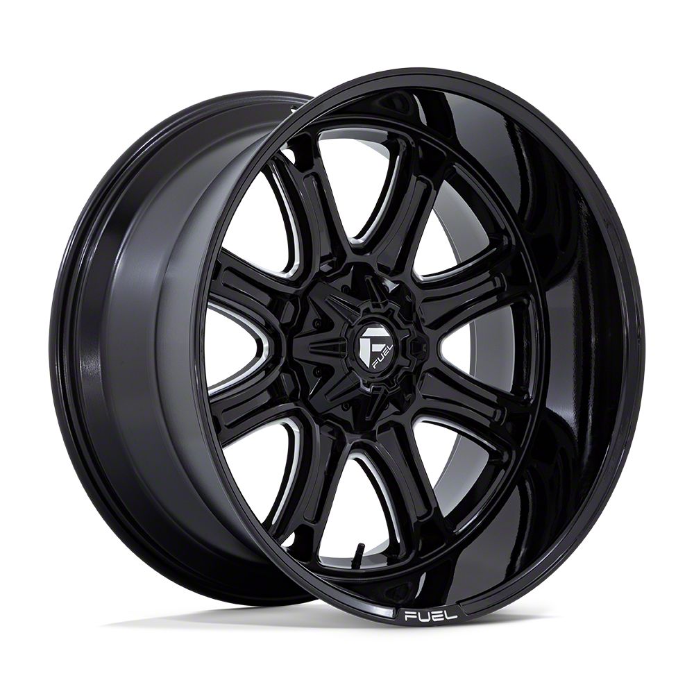 Fuel Wheels Jeep Wrangler Darkstar Gloss Black Milled Wheel Fuel Wheels Jeep Wrangler Darkstar Gloss Black Milled Wheel