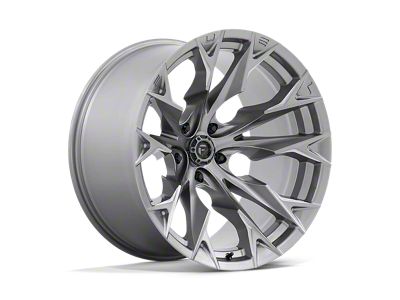 Fuel Wheels Flame Platinum Wheel; 22x12; -44mm Offset (18-25 Jeep Wrangler JL)