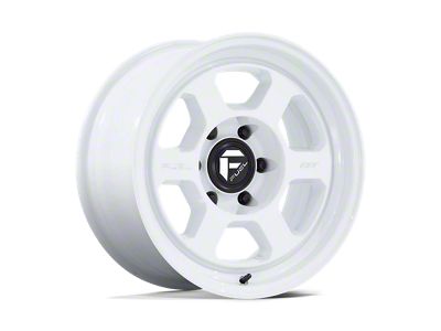 Fuel Wheels Hype Gloss White Wheel; 18x8.5; 10mm Offset (18-25 Jeep Wrangler JL)