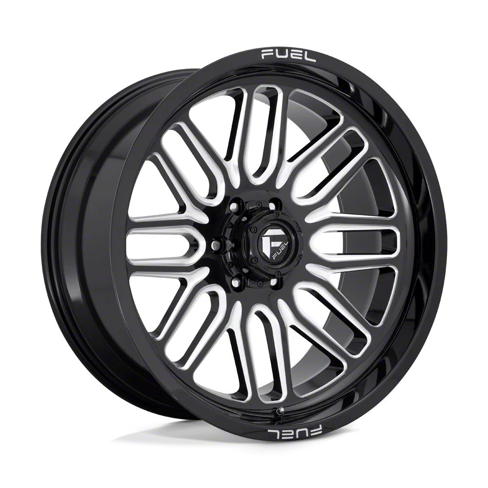 Fuel Wheels Jeep Wrangler Ignite Gloss Black Milled Wheel; 22x10 D66222007347 (1824 Jeep