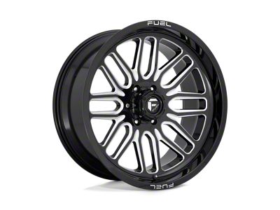 Fuel Wheels Ignite Gloss Black Milled Wheel; 22x12; -43mm Offset (18-25 Jeep Wrangler JL)