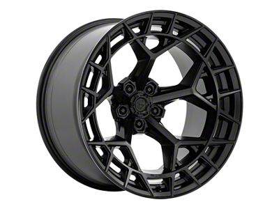 Fuel Wheels Charger Blackout Wheel; 20x10; -18mm Offset (07-18 Jeep Wrangler JK)