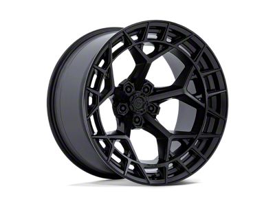 Fuel Wheels Charger Blackout Wheel; 22x12; -44mm Offset (07-18 Jeep Wrangler JK)