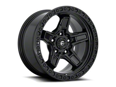Fuel Wheels Kicker Matte Black Wheel; 17x9; -12mm Offset (07-18 Jeep Wrangler JK)