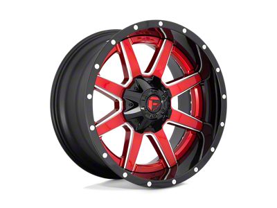 Fuel Wheels Maverick Gloss Red Wheel; 22x12; -44mm Offset (07-18 Jeep Wrangler JK)