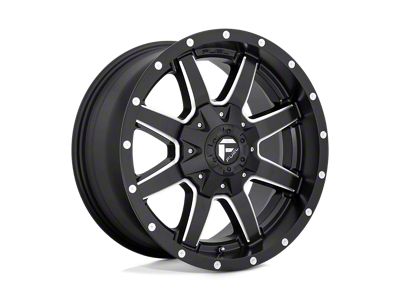 Fuel Wheels Maverick Matte Black Milled Wheel; 18x9; 20mm Offset (07-18 Jeep Wrangler JK)